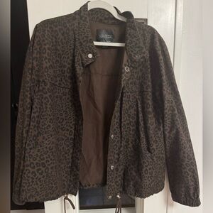 Anthropologie Sanctuary Leopard Print Jean Jacket Size XL – Classic Style